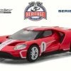 2017 Ford GT Tribute, Red - Greenlight 13200/48 - 1/64 Scale Diecast Model Toy Car
