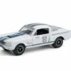 1965 Ford Mustang Shelby GT350 #397 "Palmyra Motorsport" (Rally Mexico 2011), White With Blue Stripes - Greenlight 13280/48 - 1/64 Scale Diecast Model Toy Car