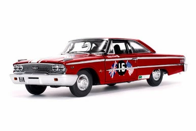 Sun Star 1963 Ford Galaxie 500/XL #15 B. WIilliams/M. Steele St. Mary's Trophy Race 1472- 1/18 Scale Diecast