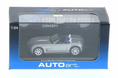 AUTOArt 2004 Ford Shelby Cobra Concept Car, Tungsten Silver - Auto Art 20541 - 1/64 Scale Diecast Car