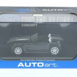 AUTOArt 2004 Ford Shelby Cobra Concept Car, Ebony Black - Auto Art 20542 - 1/64 Scale Diecast Model Toy Car