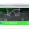 2007 Jeep Wrangler, Black - Welly 22489HW-GRY - 1/24 Scale Diecast Model Toy Car