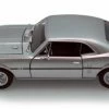 1967 Pontiac Firebird, Silver - Welly 22502 - 1/24 Scale Diecast Model Toy Car