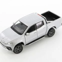 Mercedes-Benz X-Class Pickup Truck, Silver - Welly 24100WSV - 1/27 Scale Diecast Model Toy Car