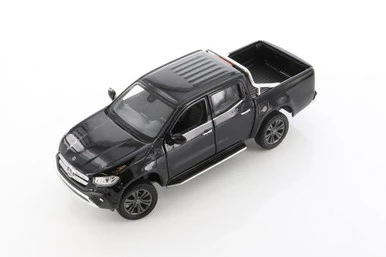 Mercedes-Benz X-Class Pickup, Black - Welly 24100/4D - 1/24 Scale Diecast Model Toy Car