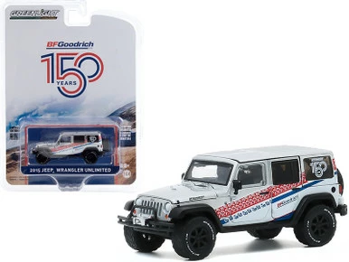 ModelToyCars 2015 Jeep Wrangler Unlimited, BFGoodrich 150th Anniversary - Greenlight 28040-C - 1/64 Diecast Car