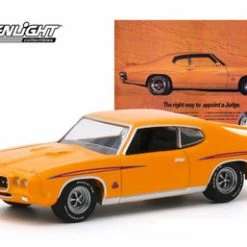 1970 Pontiac GTO Judge, 'The Right Way To Appoint A Judge' BFGoodrich Vintage Ad Car - Greenlight 30138/48 - 1/64 Scale Diecast Model Toy Car