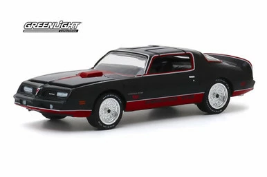 ModelToyCars 1978 Pontiac Firebird T/A 'Macho' #104 By Mecham Design, Black - Greenlight 30149, 1/64 Diecast Car