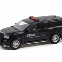 Carabineros De Chile 2018 Dodge Durango Police - Public Order Control, Matte Black - Greenlight 30299/48 - 1/64 Scale Diecast Model Toy Car