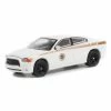 2011 Dodge Charger Pursuit, White - Greenlight 30334/48 - 1/64 Scale Diecast Model Toy Car