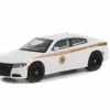 2015 Dodge Charger Pursuit, White - Greenlight 30335/48 - 1/64 Scale Diecast Model Toy Car