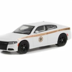 2015 Dodge Charger Pursuit, White - Greenlight 30335/48 - 1/64 Scale Diecast Model Toy Car