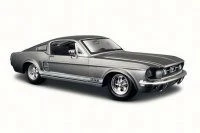 1967 Ford Mustang GT500, Gray - Maisto 31260GY - 1/24 Scale Diecast Model Toy Car