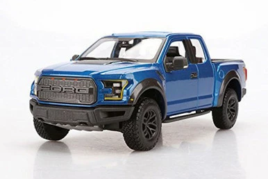 2017 Ford F-150 Raptor, Blue - Maisto 31266BU - 1/24 Scale Diecast Model Toy Car