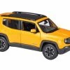 2017 Jeep Renegade SUV, Orange - Maisto 31282OR - 1/24 Scale Diecast Model Toy Car