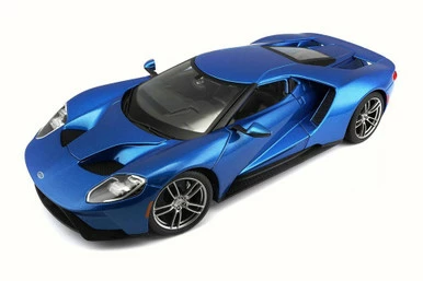 2017 Ford GT, Blue - Maisto 31384BU - 1/18 Scale Diecast Model Toy Car