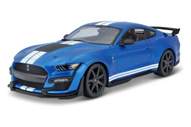 ModelToyCars 2020 Ford Mustang Shelby GT500, Blue - Maisto 31388BU - 1/18 Scale Diecast Model Toy Car