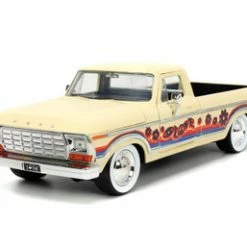 1979 Ford F-150 Pickup Truck, Cream - Jada Toys 31609 - 1/24 Scale Diecast Model Toy Car