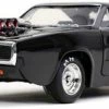 ModelToyCars Dom's 1970 Dodge Charger, Black - Jada Toys 31942 - 1/24 Scale Diecast Model Toy Car