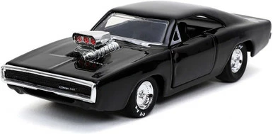 ModelToyCars Dom's 1970 Dodge Charger, Black - Jada Toys 32215 - 1/32 Scale Diecast Model Toy Car