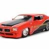 1971 Pontiac GTO, #71 Mickey Thompson - Jada Toys 33044 - 1/24 Scale Diecast Model Toy Car