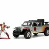 2020 Jeep Gladiator With Colossus Figurine, X-Men - Jada Toys 33363 - 1/32 Scale Diecast Car