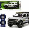 2021 Ford Bronco With Extra Wheels, Gray Metallic - Jada Toys 33852 - 1/24 Scale Diecast Car