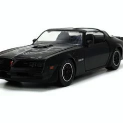 1977 Pontiac Firebird T/A Trans Am T-top, Matte Black - Jada Toys 34038 - 1/24 Scale Diecast Car
