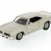 1969 Dodge Charger Hard Top, Silver - Showcasts 34256 - 1/24 Scale Diecast Model Toy Car