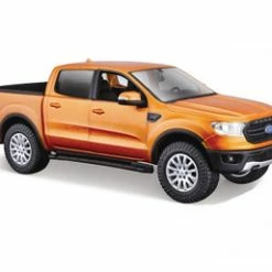 2019 Ford Ranger Pickup Truck, Orange - Showcasts 34521 - 1/27 Scale Diecast Model Toy Car
