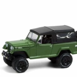 Greenlight 1968 Jeep Jeepster Commando W/ Soft Top Off-Road Parts 35190A/48 - 1/64 Scale Diecast Model Toy Car