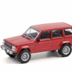 1985 Jeep Cherokee Pioneer, Red - Greenlight 35210/48 - 1/64 Scale Diecast Model Toy Car