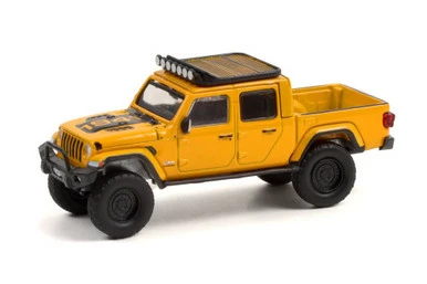 2020 Jeep Gladiator With Off-Road Parts, Yellow - Greenlight 35210/48 - 1/64 Scale Diecast Car