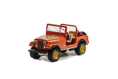 1981 Jeep CJ-7 Golden Eagle, Russet Brown - Greenlight 35230C/48 - 1/64 Scale Diecast Car