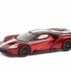 ModelToyCars 2017 Ford GT Hardtop (Lot #1392), Liquid Red - Greenlight 37220E/48 - 1/64 Scale Diecast Car