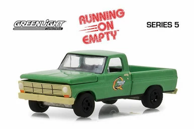Greenlight 1969 Ford F-100 Pickup Truck, Quaker State - Quaker Statelight 41050D/48 - 1/64 Scale Diecast Car