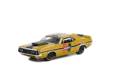 1970 Dodge Challenger R/T, Gold - Greenlight 41140C/48 - 1/64 Scale Diecast Model Toy Car
