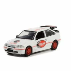 1995 Ford Escort RS, White - Greenlight 41140E/48 - 1/64 Scale Diecast Model Toy Car