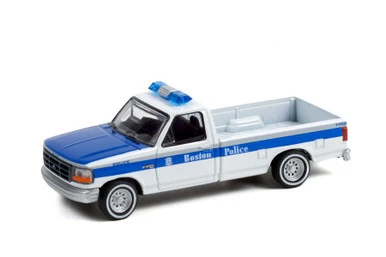 Greenlight Boston Police Department 1995 Ford F-250and- 42980C/48 - 1/64 Scale Diecast Model Toy Car