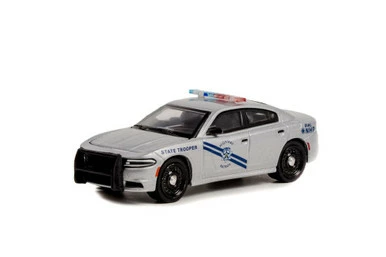 2019 Dodge Charger Police, Gray - Greenlight 42990D/48 - 1/64 Scale Diecast Model Toy Car