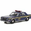 1985 Dodge Diplomat, Blue - Greenlight 43000A/48 - 1/64 Scale Diecast Model Toy Car