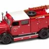 Lucky Road Signature 1950 Mercedes Benz TLF-50 Freiroillige Fire Engine, 43013 - 1/43 Scale Diecast Model Toy Car