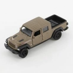 2020 Jeep Gladiator Pickup, Brown - Welly 43788D - 1/34 Scale Diecast Model Toy Car