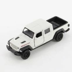 2020 Jeep Gladiator Pickup, White - Welly 43788D - 1/34 Scale Diecast Model Toy Car