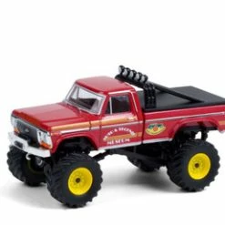 1979 Ford F-250 Monster Truck - Super Monster, Red - Greenlight 49090D/48 - 1/64 Scale Diecast Car