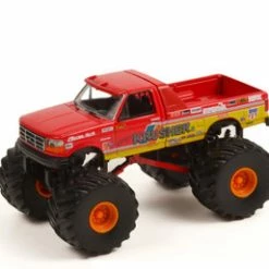 1993 Ford F-250 Monster Truck, Krimson Krusher II - Greenlight 49100F 1/64 Scale Diecast Car