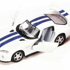 Dodge Viper GTS-R, White - Kinsmart 5039D - 1/36 Scale Diecast Car (Brand New, But NOT IN BOX)