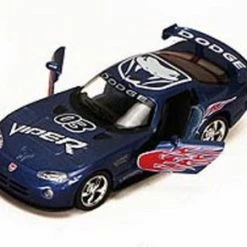 Dodge Viper Race Car #03, Blue - Kinsmart 5039DF - 1/36 Diecast Car (Brand New, But NOT IN BOX)