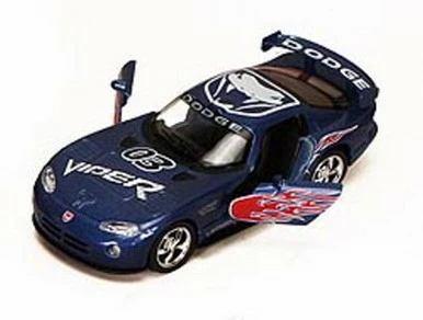 Dodge Viper Race Car #03, Blue - Kinsmart 5039DF - 1/36 Diecast Car (Brand New, But NOT IN BOX)