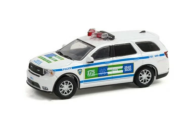 NYPD 2020 Dodge Durango Pursuit, White - Greenlight 51375/48 - 1/64 Scale Diecast Car